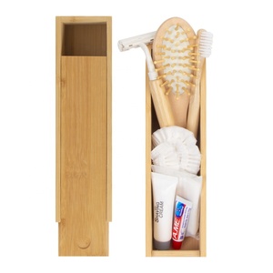 Productos de bambú respetuosos con el medio ambiente, suministros de <span class=keywords><strong>Hotel</strong></span> de lujo, Kit de amenidades para el hogar, con productos de bambú - Product Image 1