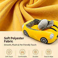 Sportwagen-Stil Hundebett Kreatives Auto-förmiges Polyester-Haustier-Sofa Ganzjährig Universell für Mittelgroße und Kleine Hunde Keine Montage Erforderlich