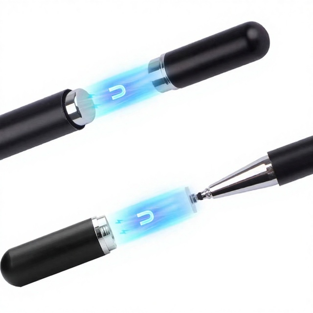 Competitive Price Universal Stylus Pen Capacitive Passive Magnetic Replaceable Tip Universal Compatibility Metal Aluminum
