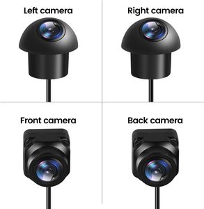 Kit de caméra panoramique Rhythm Vehicle 360 ° avec caméras de recul avant arrière Capteur d'image AHD étanche Aide au stationnement - Product Image 3