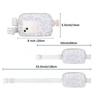 Bolso Bandolera Pequeño de Moda para Mujer, Riñonera Impermeable, Bolso de Cintura Lulu para Cualquier Lugar - Product Image 5