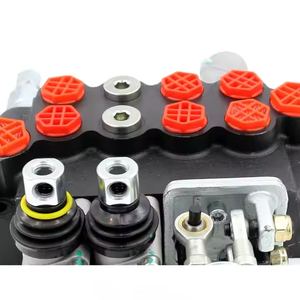 Válvula direccional monobloque de Joystick Manual serie P40 4 secciones 4 carrete 250 Bar piezas de maquinaria de construcción directas de fábrica - Product Image 5