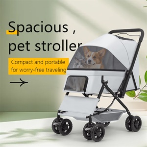 Pliable Pet Poussette D09 Chien Chat Léger Sangle Sac Amovible Externe Poussoir Chien Marche Chien Amovible Chien Dos - Product Image 2