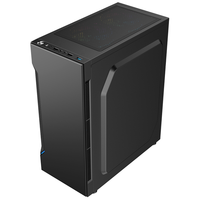 Hongyi Gamer Micro ATX/ATX CASE Vertical SPCC HD Audio ARGB Panneau lumineux avec ventilateur RVB Tours PC pour ordinateurs de jeu