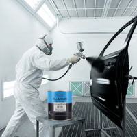 Revêtement acrylique transparent 2K pour camping-cars et bateaux, résistant aux UV, séchage rapide, pour la rénovation de véhicules d'extérieur