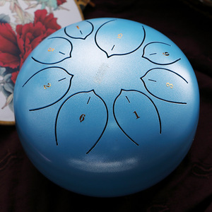 Tambor de Lengüetas de Acero de 10 Pulgadas, con Accesorios Completos, Tambor Handpan, Instrumento Musical Educativo para Principiantes, Regalo de Navidad - Product Image 4