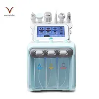 Facial Cleansing Shrink Pore Bio Micro current Water Dermabrasion Oxigen Facial Machine