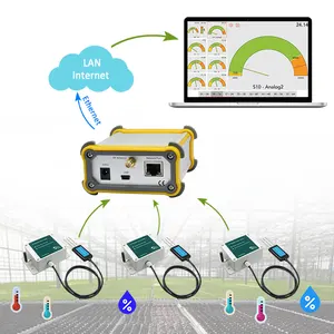 Alat pengujian tanah, meteran kelembapan tanah digital sensor kelembapan tanah lorawan nirkabel presisi tinggi