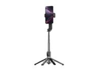 Penyangga Ponsel Gimbal Stabilizer Tongsis Lampu LED Remote Nirkabel untuk Smartphone Live Streaming Mounts Produk