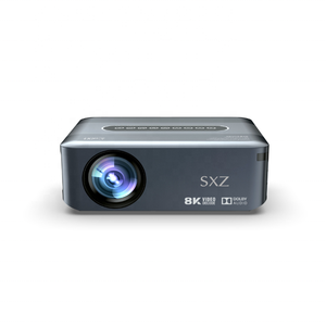 Projecteur de cinéma intelligent Full HD 1080P, projecteur vidéo <span class=keywords><strong>portable</strong></span> WiFi 5G pour l'extérieur, jeux vidéo, home cinéma, écran mobile, projecteur LED Android 4K - Product Image 1