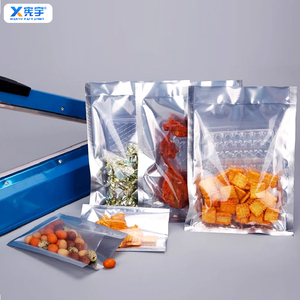 Nhôm Trong Suốt Lá Chân Không Niêm Phong Túi Hàng Rào Độ Ẩm Nhiều Lớp Mylar Lưu Trữ Bao Bì Túi Cho Mỹ Phẩm Mặt Nạ Trên Khuôn Mặt - Product Image 2