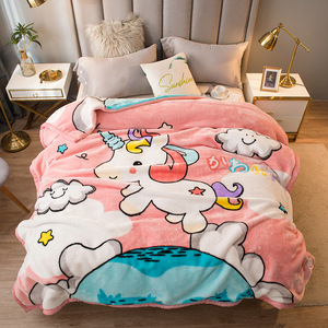 ผ้าห่มลายการ์ตูนเมฆสำหรับเด็กผ้าห่มโพลีเอสเตอร์นุ่มพิเศษ - Product Image 1