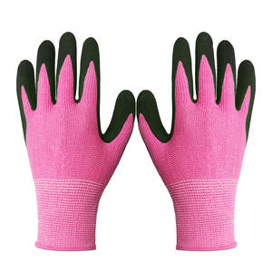 Gants de sécurité pour le travail de jardin pour enfants XS S M <span class=keywords><strong>L</strong></span> Tailles Gants en polyester enduits de <span class=keywords><strong>latex</strong></span> de mousse de travail de cour - Product Image 6