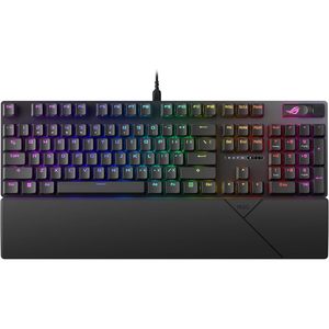 คีย์บอร์ดเกมมิ่งแบบมีสาย Rog Strix Scope II X คีย์บอร์ดแบบกลไกขนาดเต็ม RGB Backlit USB Type A แบบตั้งโปรแกรมได้สำหรับพีซีและแล็ปท็อป - Product Image 1