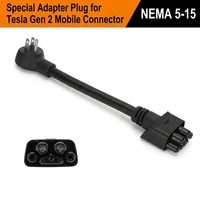 Nuevo Adaptador de Enchufe NEMA 14-50 para Conector Móvil Tesla Gen 2, Cable de Carga Estándar de 12A para Enchufe de Pared Estadounidense, 0.3M