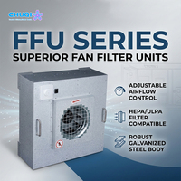 Módulo FFU Completo con Sello de Gel para Motor EC H14, Listo para Usar, para Cuarto Limpio Farmacéutico, Certificado ISO 5, Carcasa de Acero Inoxidable SUS 304 de 2x4