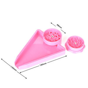 Molino de Tabaco Manual de Plástico con Forma de <span class=keywords><strong>Barco</strong></span> Simple de Gunter Wholesale con Bandeja de Almacenamiento y Carga Fácil - Product Image 3