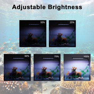Lampada LED a Spettro Completo per Acquario, Dimmerabile con Timer, Simula Alba e Tramonto, per Coralli e Piante Acquatiche - Product Image 5