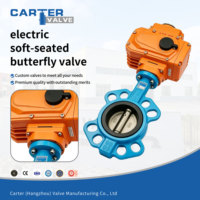 Válvula de Mariposa Eléctrica Manual de Sellado Suave, Acero Inoxidable 304, Tipo Lug, Actuador Inteligente, Cero Fugas, para Gas y Aguas Residuales
