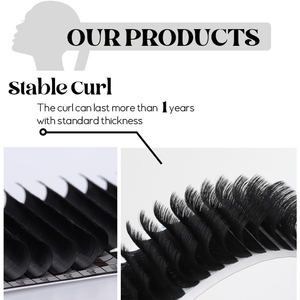 SP <strong>EYELASH</strong> Wholesale Private Label Silk Cashmere Matte Black Easy Fan Lash Vendors Faux <strong>Mink</strong> Matte Volume Russian Lash <strong>Extension</strong> - Product Image 6