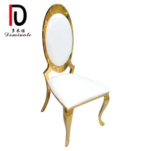 Diseño de lingote de flores doradas, cuero PU, terciopelo, pies de serpiente, acero inoxidable, hotel, banquete, evento, silla de boda - Product Image 6