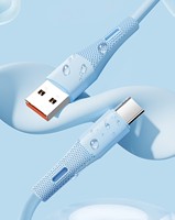 Cable de Carga Rápida SKYLIGHT de 60W 6A con Blindaje de Silicona Tipo-C, para iPhone 15/16 y Android, USB 3.0, Conductor de Cobre Puro, para Auriculares