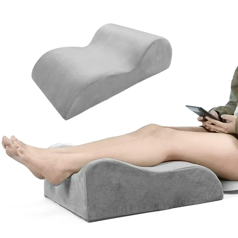 Almofada para perna de pé, almofada de espuma para apoio e conforto, base de espuma de alta densidade, descanso para os pés, elevação