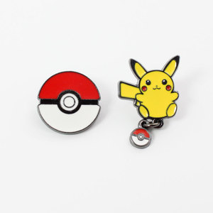 Broche en émail de chaîne de boule de <span class=keywords><strong>pokémon</strong></span> de pikachu faite sur mesure - Product Image 4
