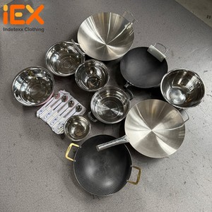 Ensemble de casseroles et poêles en acier inoxydable 18/10 Zagumi, induction, 5 couches, vente en gros - Product Image 1