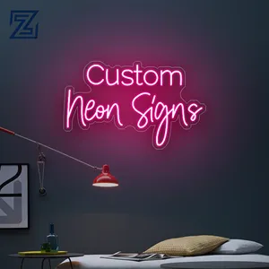 Consegna veloce Dropshipping Decoracion Lettering Light Logo Custom LED Light Custom Neon Sign luci al Neon Drop Shipping per la festa