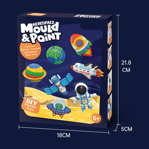 Детский Набор для обучения, гипсовые игрушки, раскраска, Аэрокосмическая игрушка для рисования граффити, 3D гипсовая форма для рисования - Product Image 4