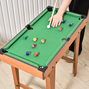Mini table de billard en bois 69x37x62cm, jeu de table commercial pour enfants, écologique, personnalisé, jouet unisexe - Product Image 1