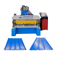 Máquina de Fabricación de Tejas TR4 TR5 TR6, Maquinaria para Techos, Máquina Formadora de Rollos de Aluzinc Galvanizado Corrugado IBR, Motor, Caja de Cambios, Bomba