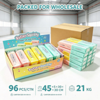 Cadeau anti-stress en forme de nourriture, souple, extensible et ultra-doux