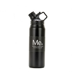 Thermos en acier inoxydable 304, 750 ml, 950 ml, tasse à double paroi isolée sous vide avec poignée pour le sport et les voyages - Product Image 3