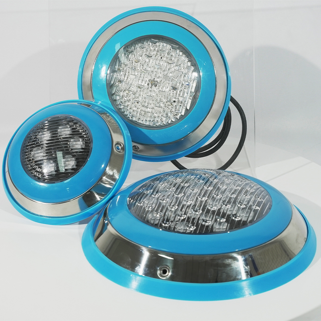 Pool Lamp Ip68 Waterproof Rgbw Stainless Steel Resin Filled Underwater Led Swimming Pool Lights