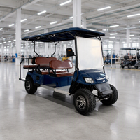Voiture de golf électrique 6 places à batterie lithium longue portée, buggy de golf de haute qualité 60V 72V 50-70km/h 90km, véhicule utilitaire