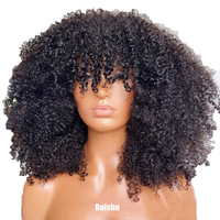 Perruques pour femmes à cheveux bouclés africains les plus vendues, perruque coiffure explosion, fibre haute température, bonne qualité, vente en gros