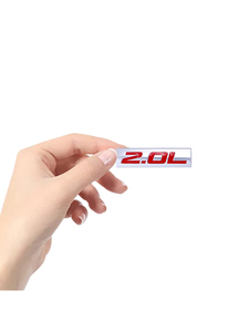 Gran oferta 1,8 L emblema <span class=keywords><strong>3D</strong></span> reemplazo de la insignia del coche para A4 A6 <span class=keywords><strong>Honda</strong></span> Accord Camry pegatina al por mayor para accesorios de automóviles - Product Image 2