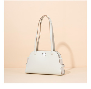 Bolso de Hombro Tipo Dumpling de Cuero Genuino de Alta Gama con Patrón de Caramelo, de Moda para Mujer, con Correa Única y Cierre de Cremallera, Ideal para Fiestas - Product Image 2
