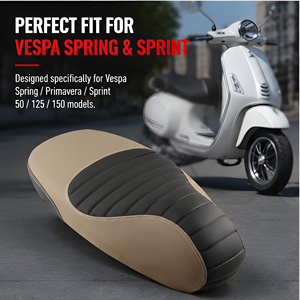 Coprisella in Pelle per Moto, Cuscino Isolante per VESPA Spring Primavera Sprint 150 125 50 150 Accessori - Product Image 2