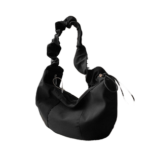 Women Soft PU <b>Leather</b> Zipper Fashion Lady Crescent Shoulder Bag Slouchy Hobo Sling Handbag Minimalist Casual for Daily Use - Product Image 2