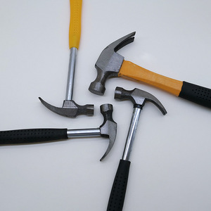 Mini marteau Hongzun à tête ronde de type griffe, outil à usage domestique avec manche en fibre recouvert de plastique - Product Image 1