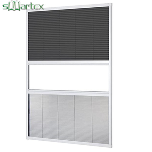 Pleated Mesh Blinds Mosquito Net Skylight Fly Screen Window Retractable Polyester Plisse Insect Screen Window · image 4