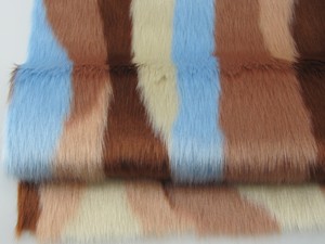 Jacquard High Pile Faux Fur Tecido Crina de Cavalo Falso para Vestuário/Casaco/Tapete - Product Image 2
