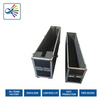 Flight case TV 1 en 1 pour écrans 55" 65" 75" 86" 100" – Valise de transport rigide en aluminium pour téléviseurs LCD LED Plasma et moniteurs