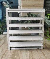 Stores de fenêtre à persiennes en alliage d'aluminium modernes de haute qualité bien ventilés esthétiquement agréables faciles à nettoyer
