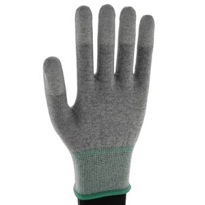 Guantes de mano antiestáticos antideslizantes Guantes de poliéster Esd para manejar Bordes de placa de circuito Cables Objetos afilados - Product Image 3