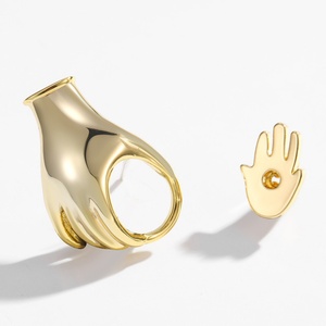 Pendientes de botón antipérdida para auriculares, chapados en oro, soporte para Airpods, joyería de moda para Airpods - Product Image 6