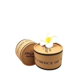 Boîte cadeau ronde en papier kraft Nings Packaging, personnalisable pour huile essentielle, parfum, ceinture, taille 12.88.3 - Product Image 2